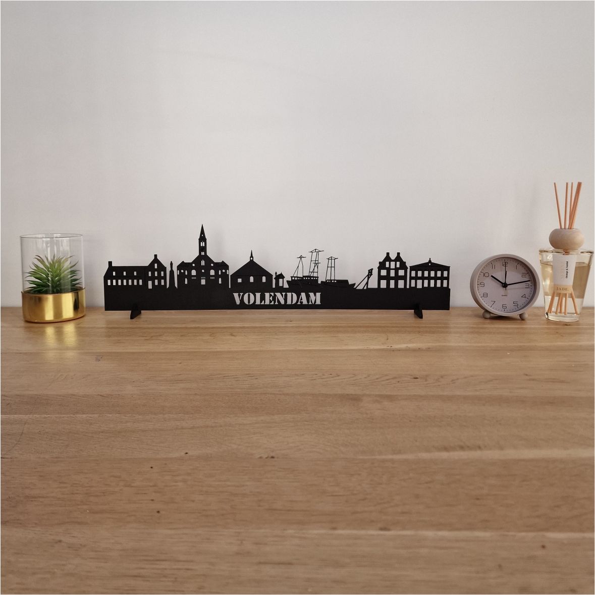 Skyline Volendam - 55 CM - Zwart - MDF 4 MM