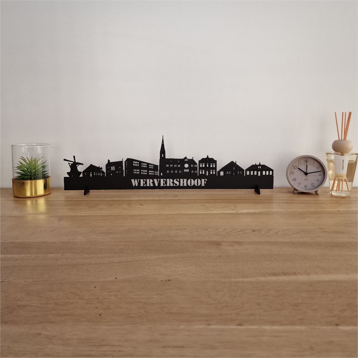 Skyline Wervershoof - 55 CM - Zwart - MDF 4 MM