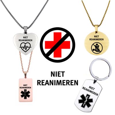 Ketting RVS - Niet Reanimeren
