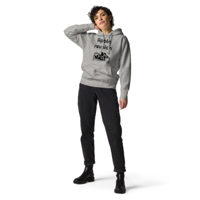 Gray Unasex hoodie: Apple reunion