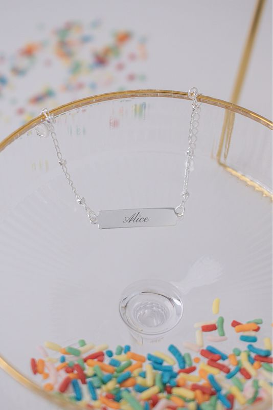Personalized Kids Bracelet -SILVER