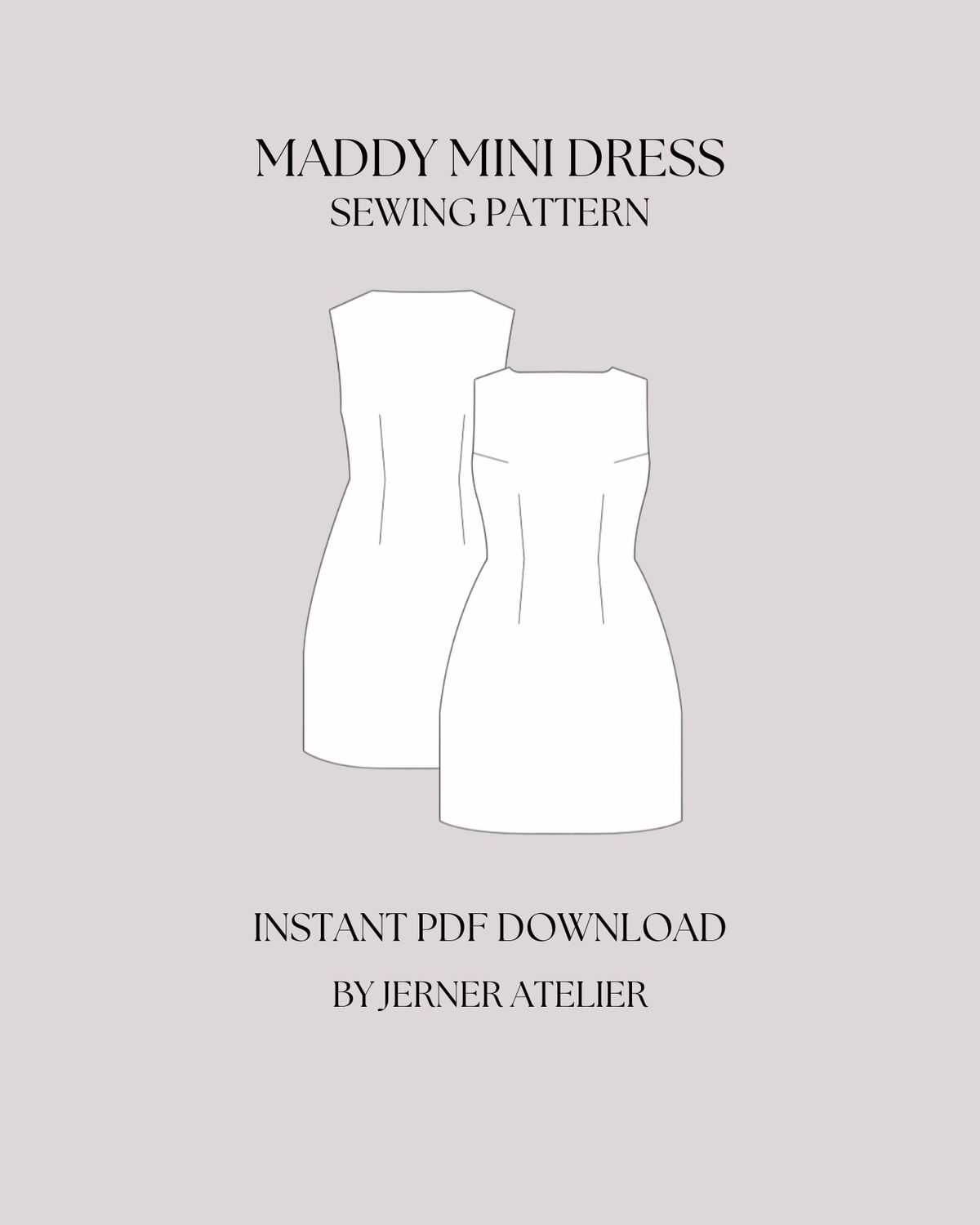 MADDY MINI DRESS PDF SEWING PATTERN