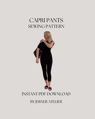 CAPRI PANTS LEGGINS PDF SEWING PATTERN
