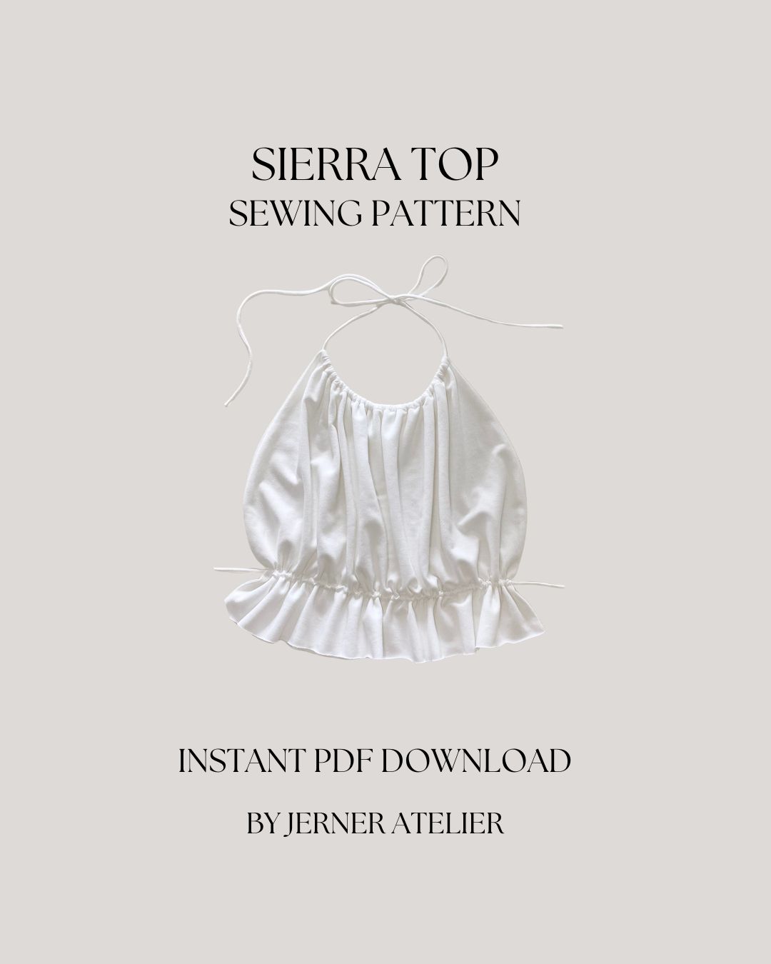 SIERRA TOP PDF SEWING PATTERN
