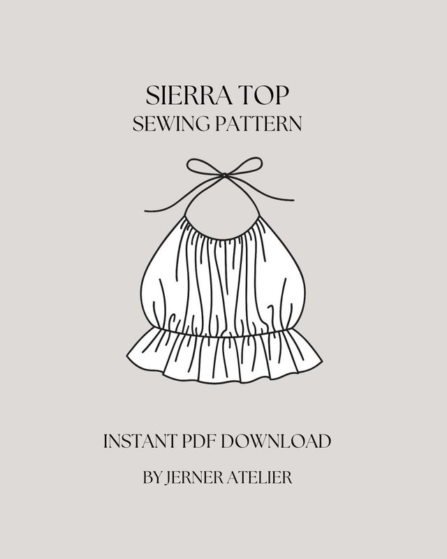 SIERRA TOP PDF SEWING PATTERN
