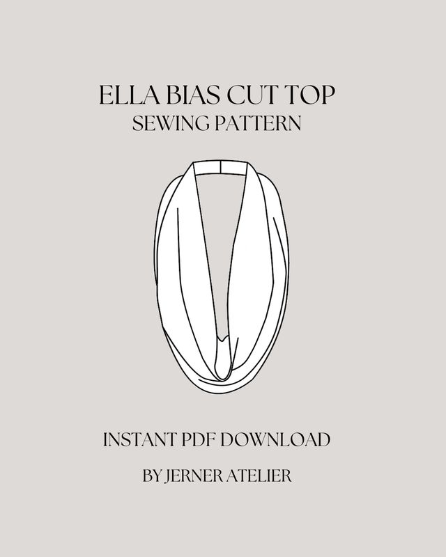 ELLA BIAS CUT TOP PDF SEWING PATTERN