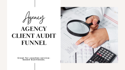 Agency Client Audit Funnel - Feminine