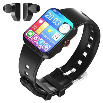 V22 2 In 1 Sport Smartwatch Wireless In-Ear Headset Heart Rate Blood Oxygen Smart Watch With Earbuds