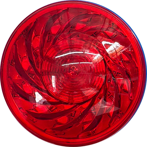 Spinning LED Puck Light - RED