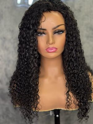 Raw Burmese Curly Half Wig
