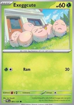 001 Exeggcute Reversed Holo
