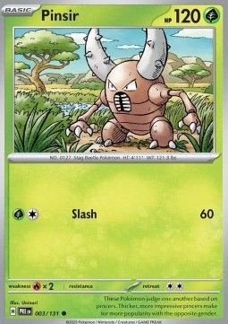 003 Pinsir Reversed Holo