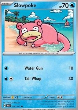 018 Slowpoke Reversed Holo