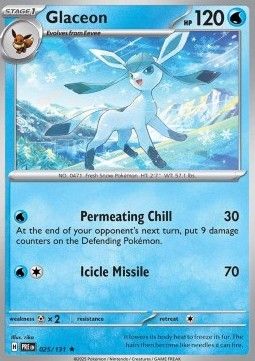 025 Glaceon Reversed Holo