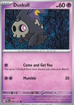 035 Duskull Reversed Holo
