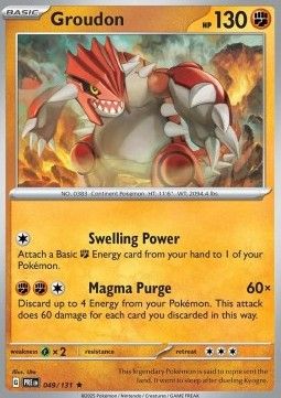 049 Groudon Reversed Holo
