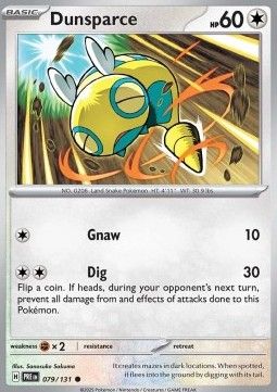 079 Dunsparce Reversed Holo