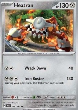 068 Heatran Reversed Holo