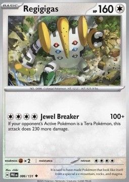 086 Regigigas Reversed Holo