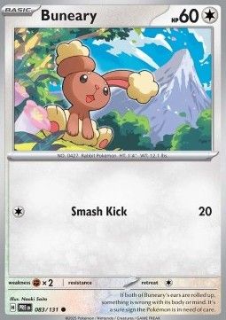 083 Buneary Reversed Holo