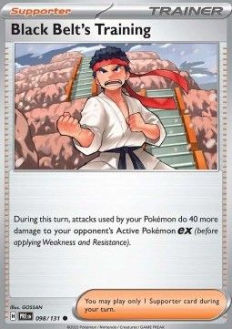 098 Black Belt&#39;s Training Reversed Holo