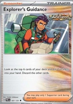 107 Explorer&#39;s Guidance Reversed Holo