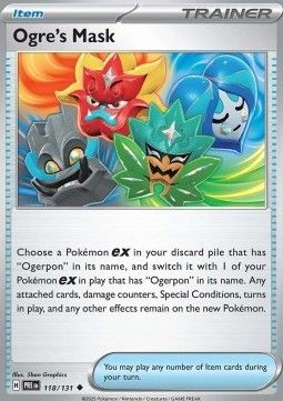 118 Ogre&#39;s Mask Reversed Holo