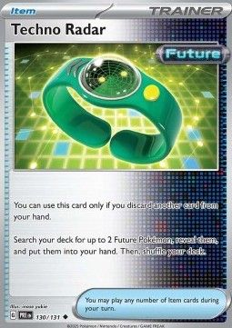 130 Techno Radar Reversed Holo