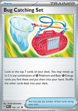 102 Bug Catching Set Reversed Holo