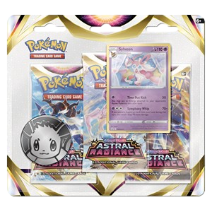 SwSh10 Astral Radiance Sylveon 3pack Blister