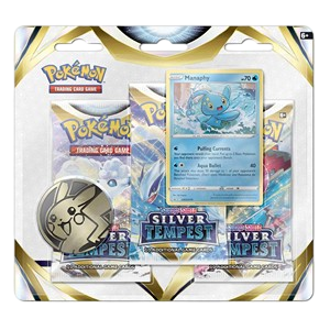 SwSh12 Silver Tempest Manaphy 3pack Blister