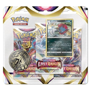 SwSh11 Lost Origin Weavile 3pack Blister