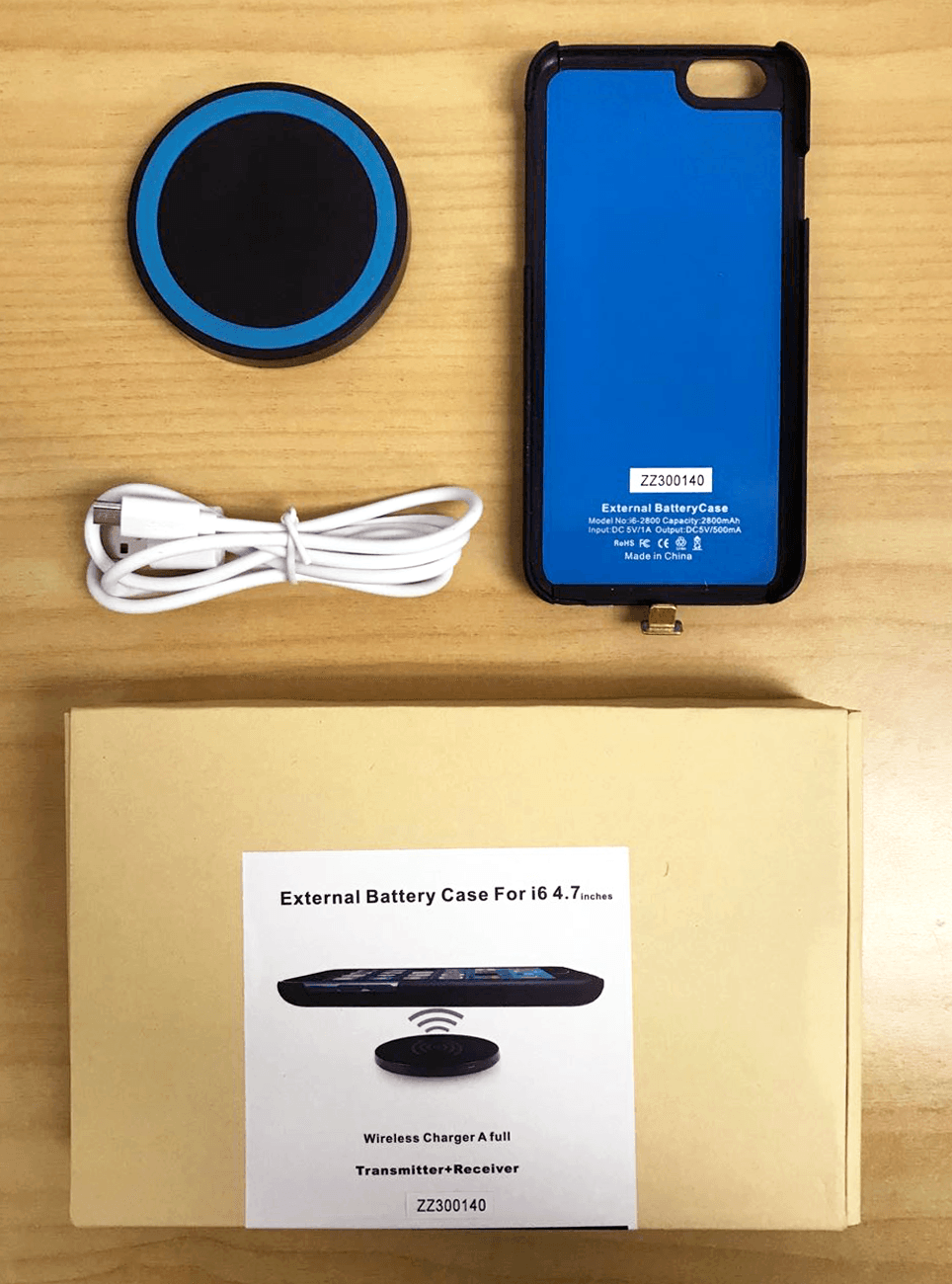 iPhone6 External Battery Case + Wireless Charging Pad