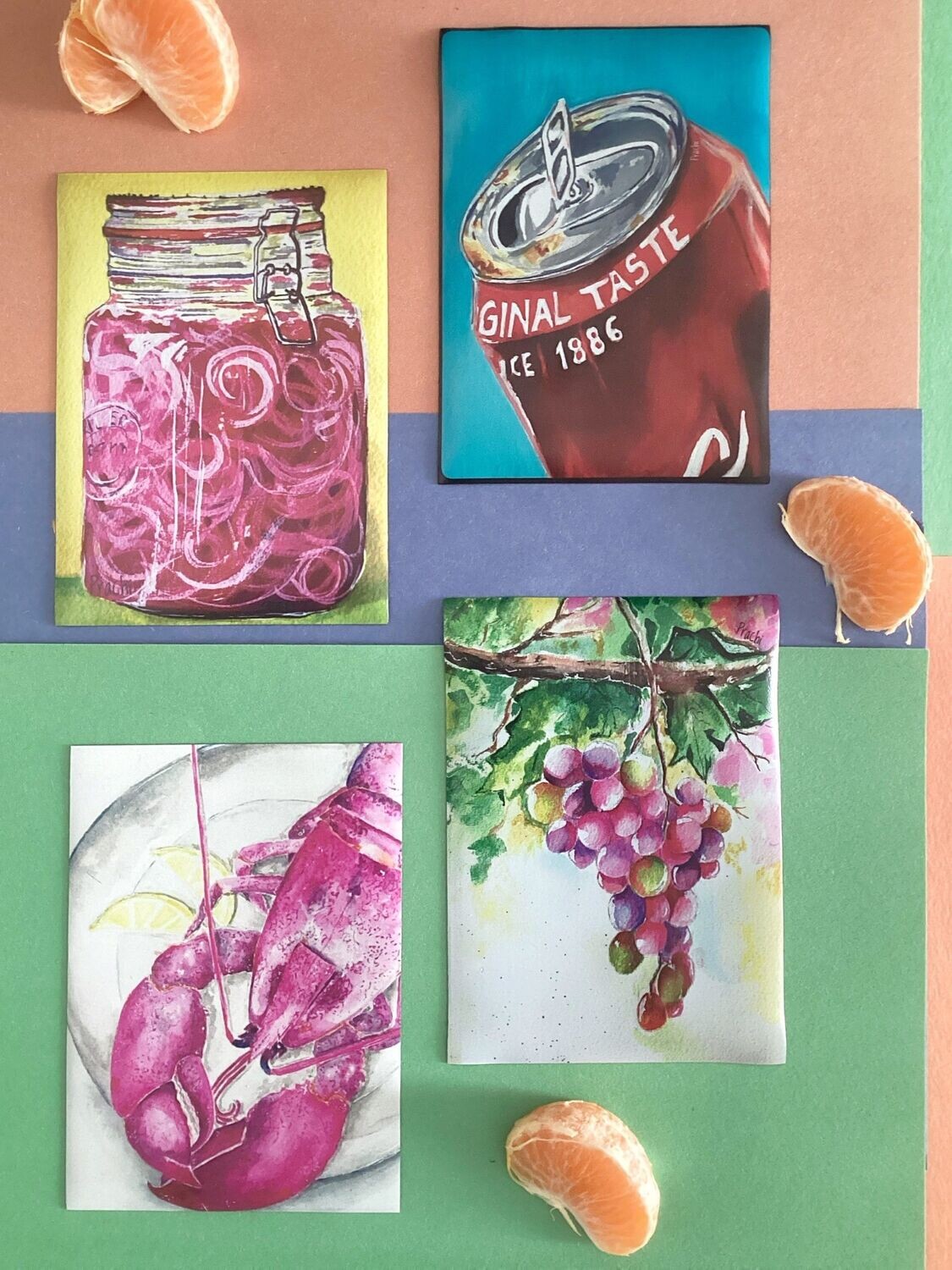 Fridge Magnets Set of 4