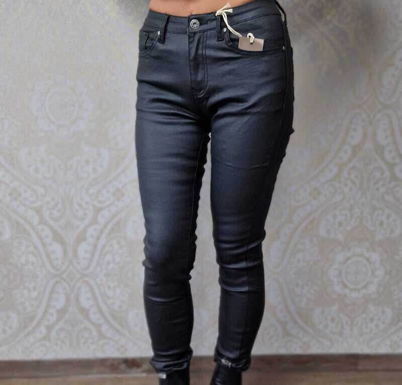 ORMI Jeans Lerderimitat 
Schwarz
L/44