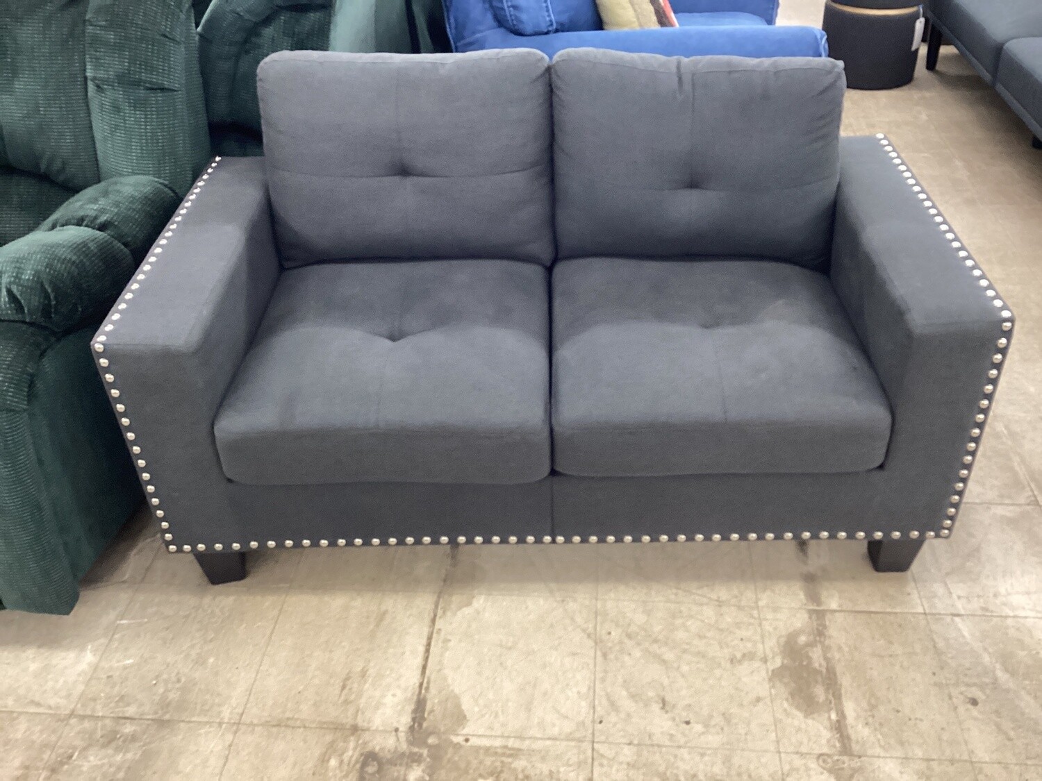 Beautiful Grey Loveseat