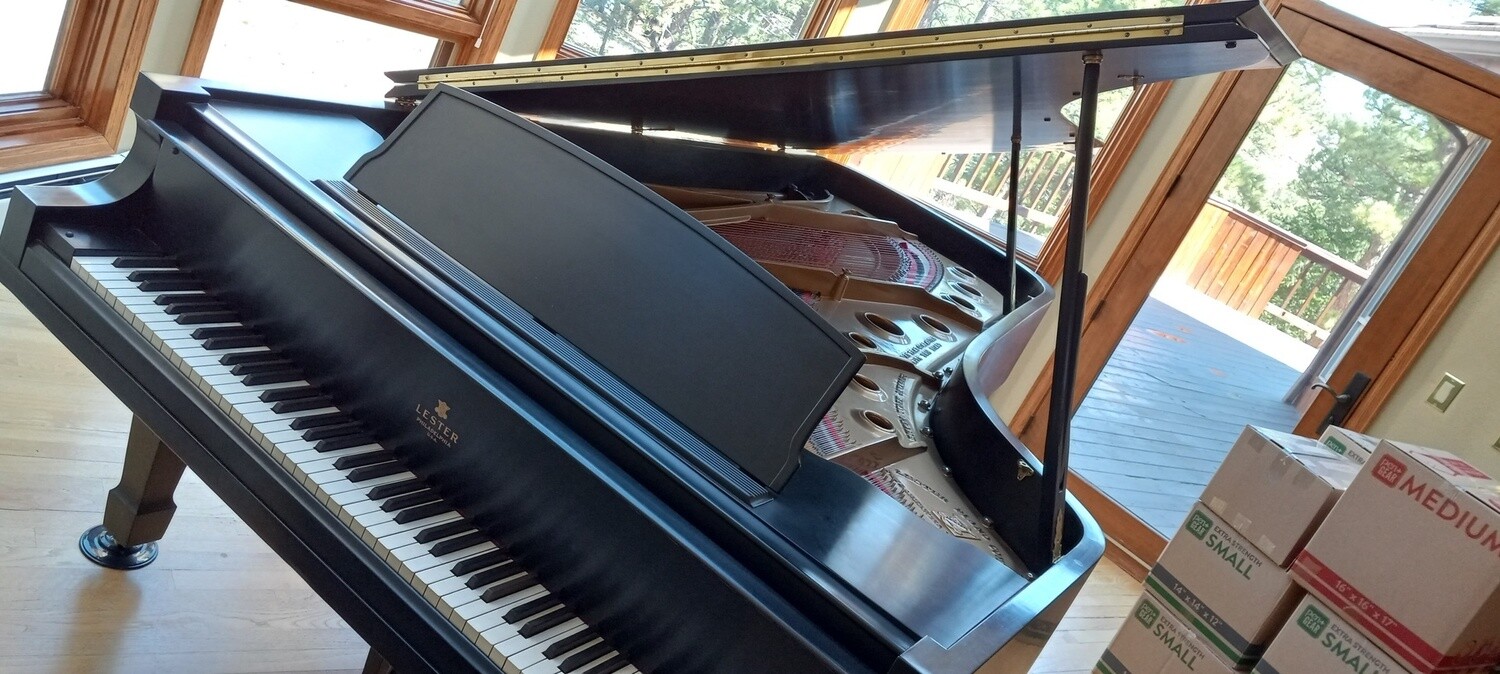 Fully Restored 1953 Lester 9ft Concert Grand Piano Original Ivory Keys