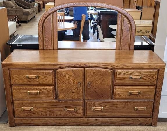 Lowboy & Vanity Mirror **DELIVERY AVAILABLE