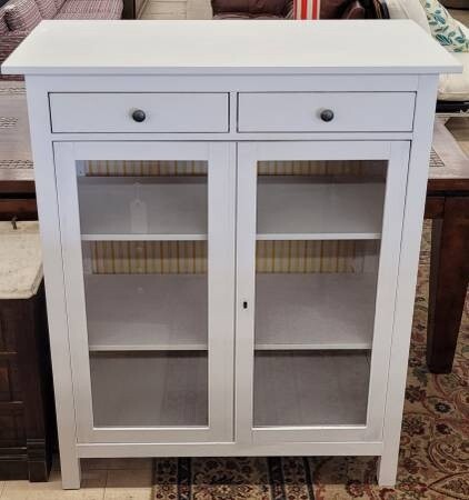 White Washed Display Cabinet **DELIVERY AVAILABLE
