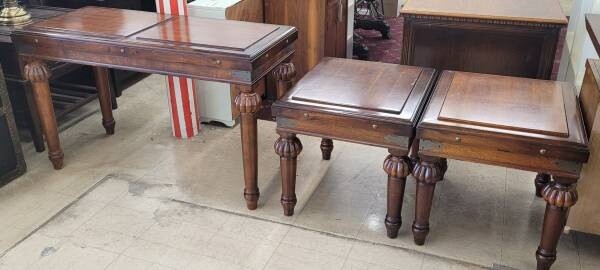 Rustic End Table/Hall Table Set **DELIVERY AVAILABLE
