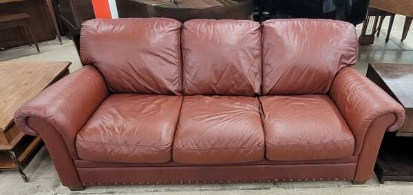 Salmon Color Couch **DELIVERY AVAILABLE