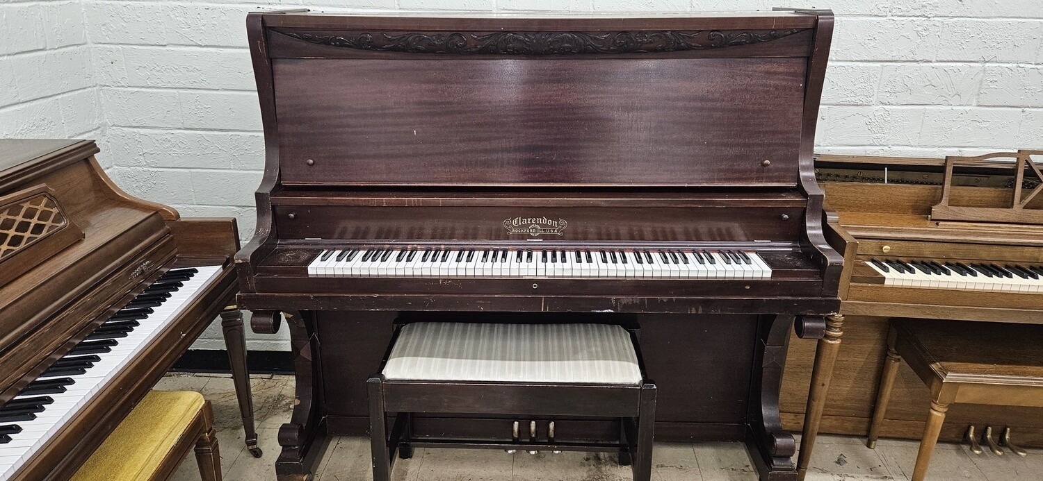 Clarendon Upright Grand Piano **FREE DELIVERY