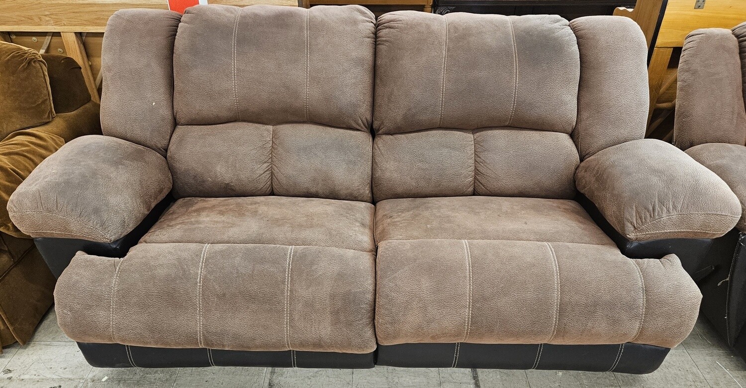 Suade Recliner Loveseat & Chair