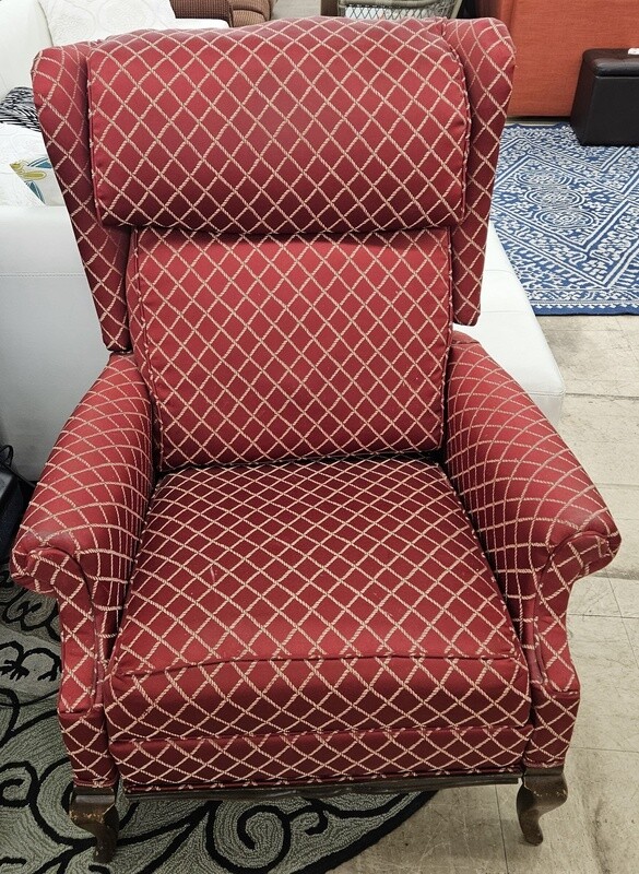 Red Wingback Chair