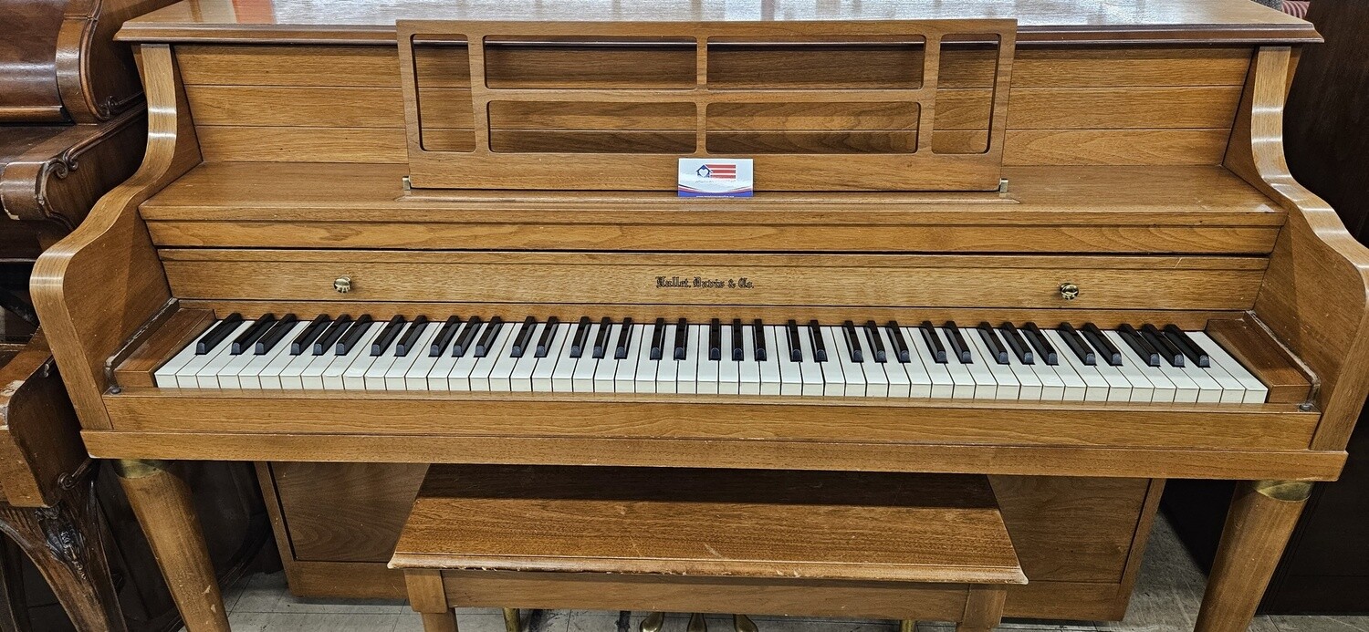 Hallet &amp; David Spinet Piano **FREE DELIVERY