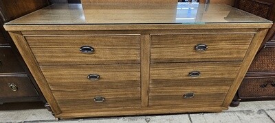 Lovely Set Of Drawers With Glass Top