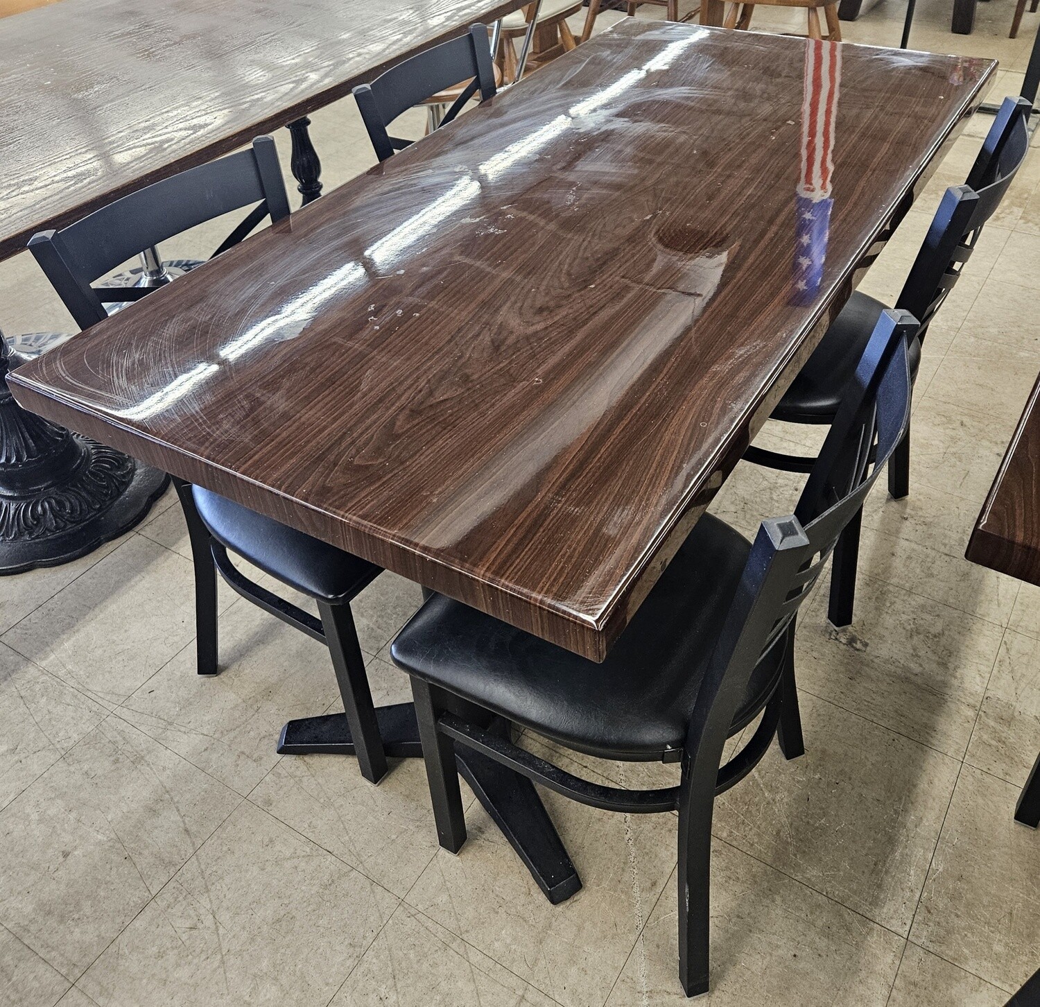Restaurant Style Dining Table & Chairs