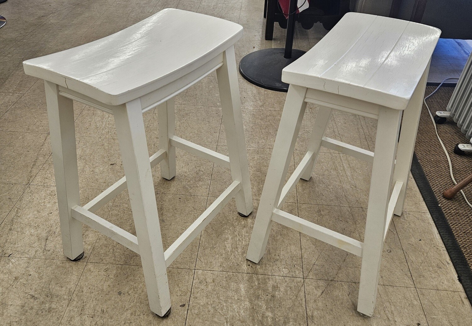 Backless Non-Swivel Bar Stools