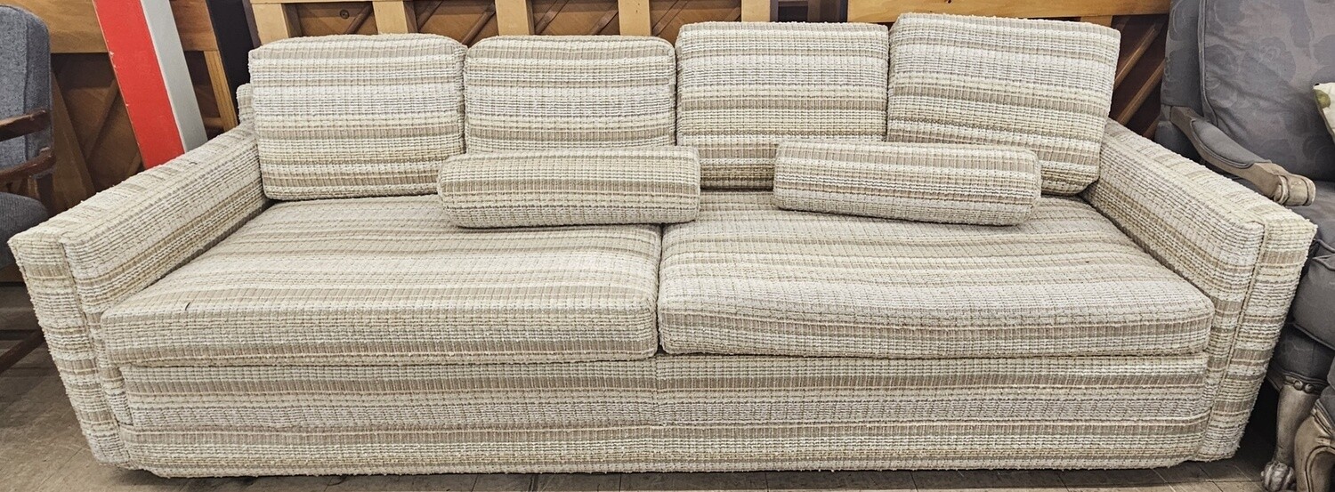 Striped Beige Couch