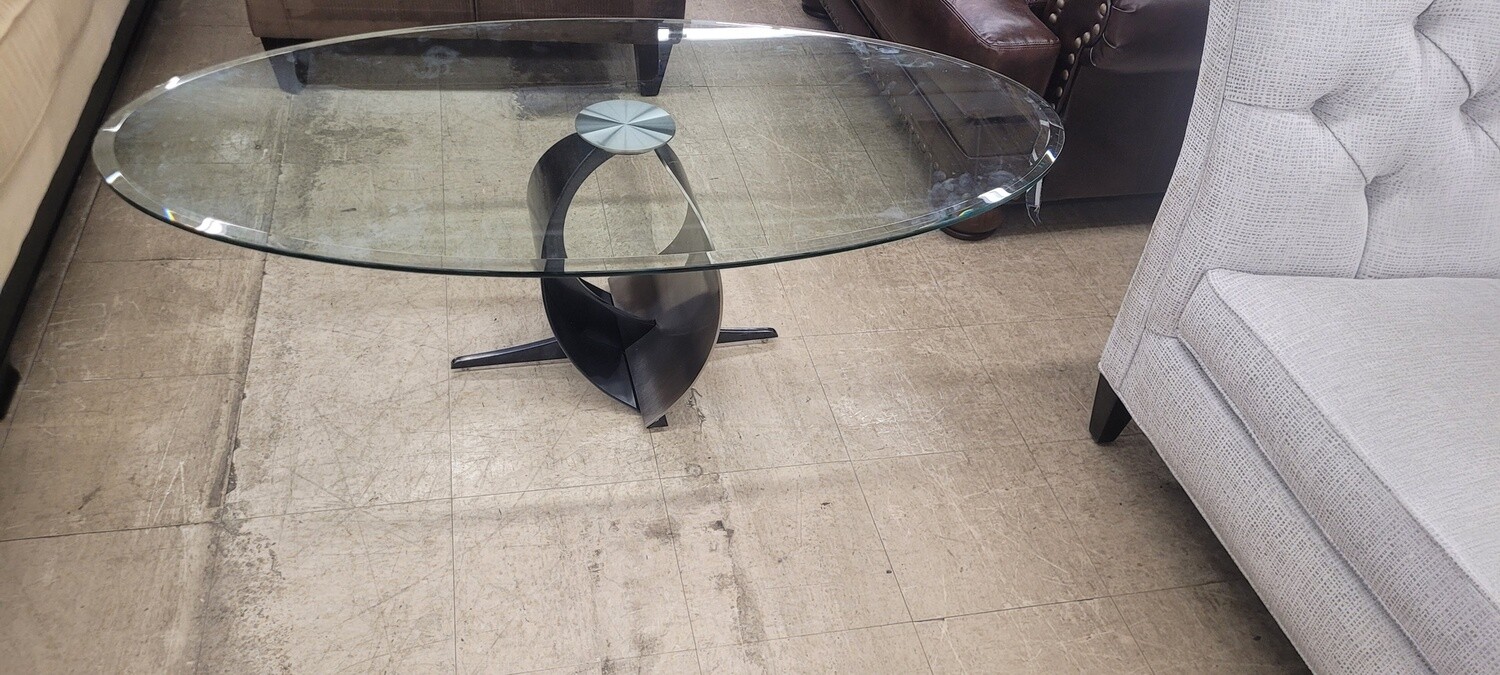 Modern Glass Top Coffe Table